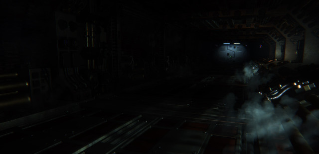 Dark room steam clock center free wallpaper - medium preview image