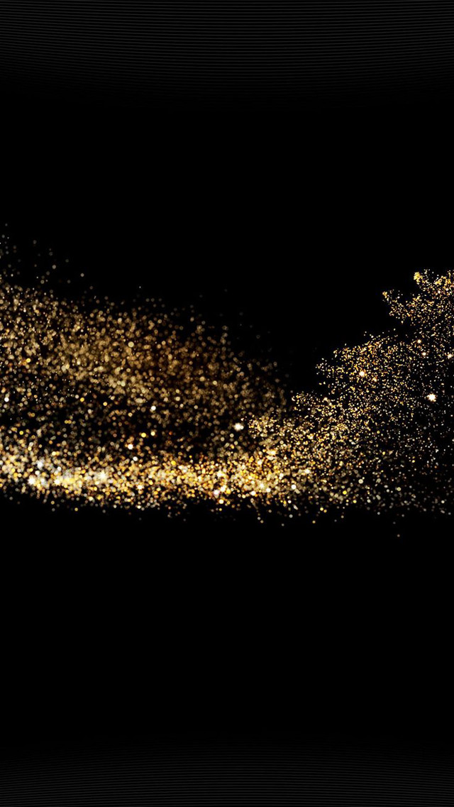 Black gold glitter abstract planet free wallpaper - medium preview image