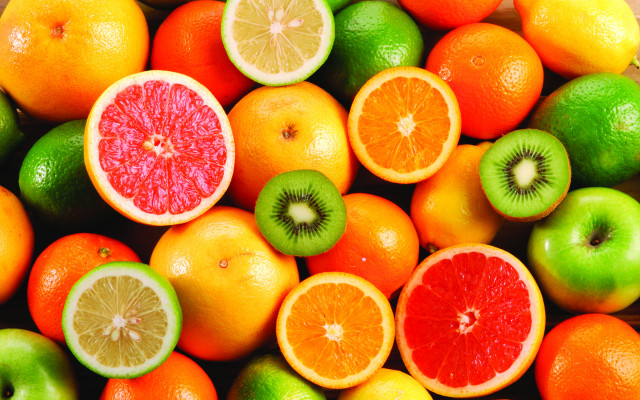 Pile of fruit with kiwis free wallpaper - medium preview image