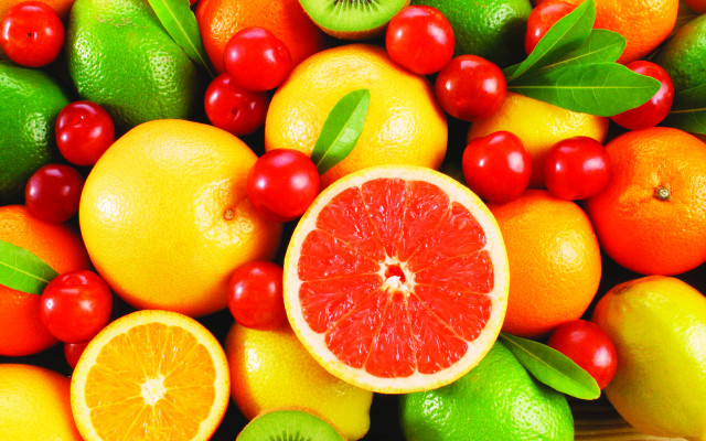 Fruit table arcimboldo fructose neoplasticism free wallpaper - medium preview image