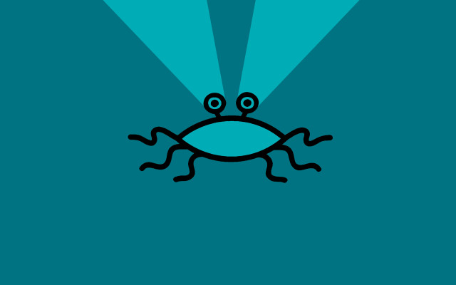 Cartoon frog light eyes back free wallpaper - medium preview image