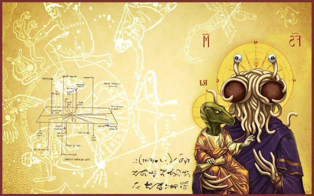 Strange face world map space free wallpaper - medium preview image