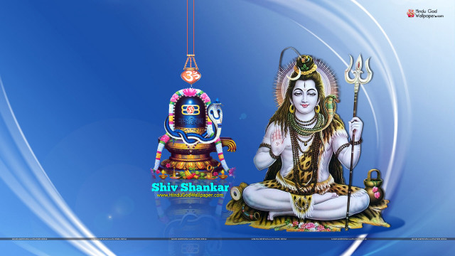 Hindu god statue sword light free wallpaper - medium preview image