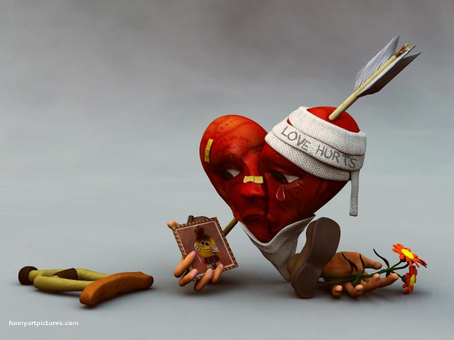 Heart hat knife picture frame free wallpaper - medium preview image