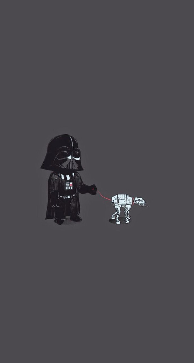 Toy dog pulling darth vader #2 free wallpaper - medium preview image
