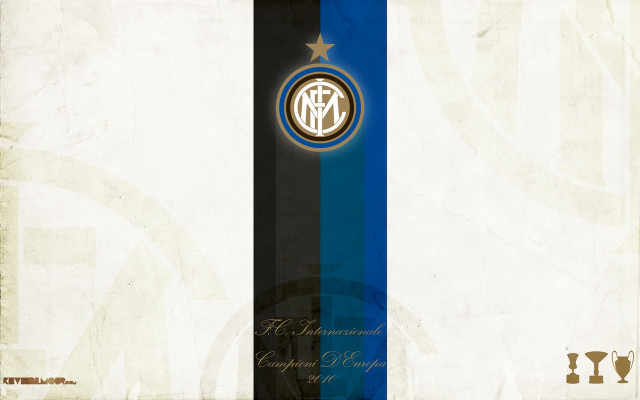 Blue white striped wall logo free wallpaper - medium preview image