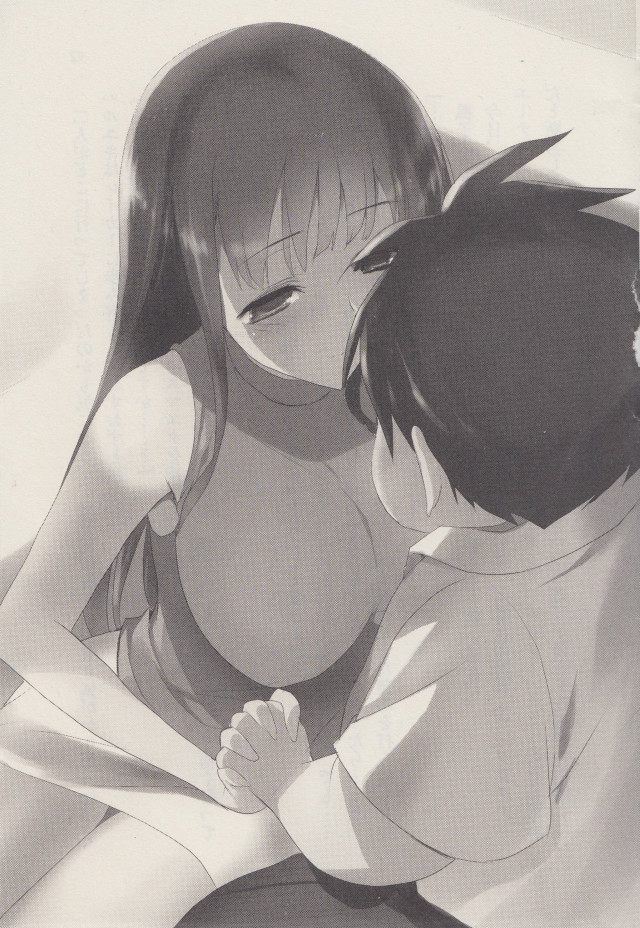 Anime girls hugging bedroom window free wallpaper - medium preview image