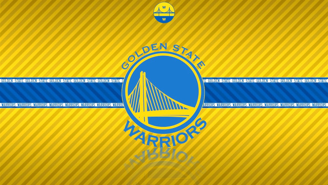 Golden state warriors logo yellow free wallpaper - medium preview image