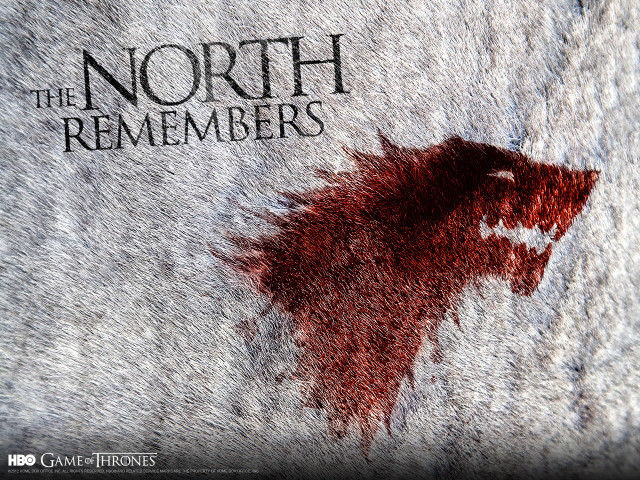 Game of thrones red wolf free wallpaper - medium preview image