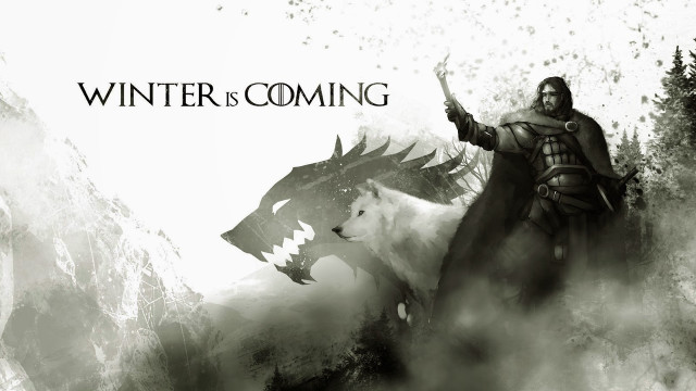 Man horse wolf forest banner free wallpaper - medium preview image