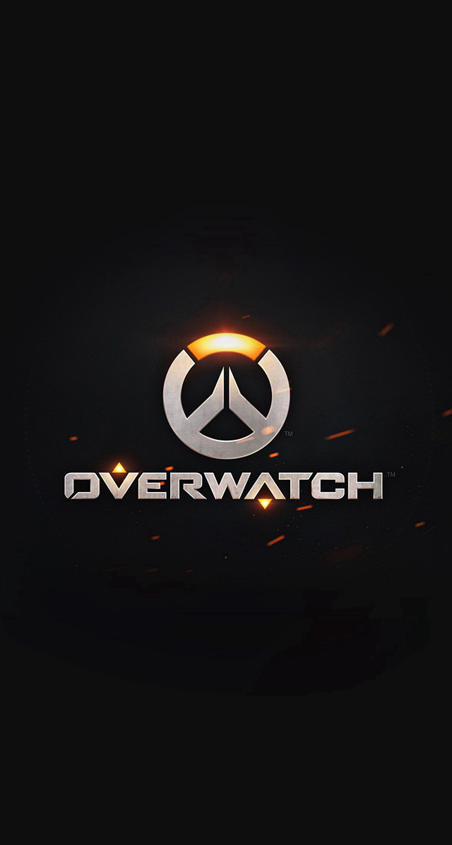 Overwatch logo glowing circle middle free wallpaper - medium preview image