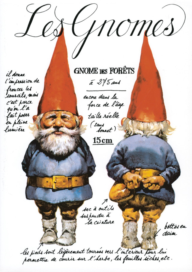 Gnomes standing white background black free wallpaper - medium preview image
