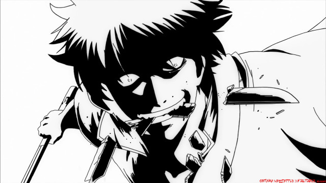 Man knife demon shoulder drawing free wallpaper - medium preview image