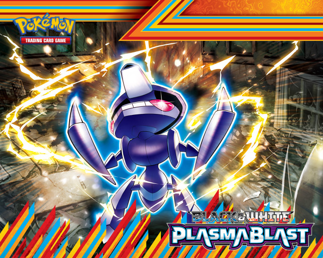 Pokemon plasma mecha cityscape glowing free wallpaper - medium preview image
