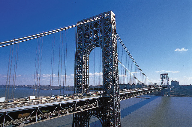 Bridge water city sunny day free wallpaper - medium preview image