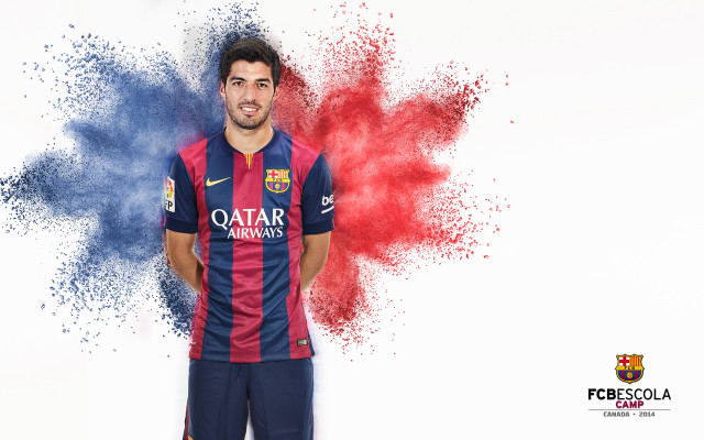 Man soccer uniform red blue free wallpaper - medium preview image