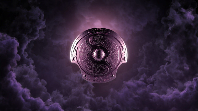 Purple black yin yang symbol free wallpaper - medium preview image
