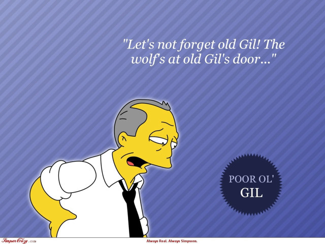 Cartoon character with tie quote free wallpaper - medium preview image