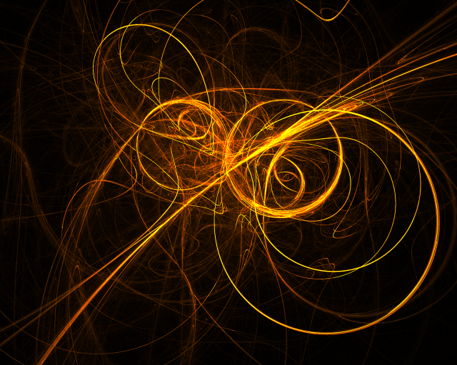 Yellow swirl dark sky light free wallpaper - medium preview image