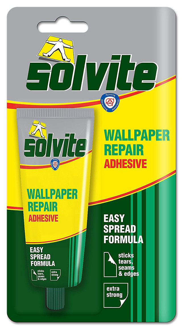 Solvite wallpaper repair adhesive yellow free wallpaper - medium preview image
