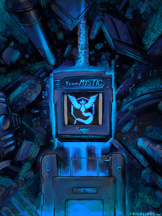 Blue black tv pile objects free wallpaper - medium preview image