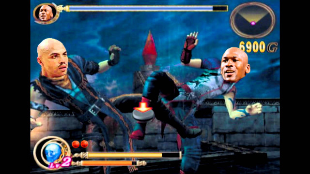 Video game fight men blue free wallpaper - medium preview image