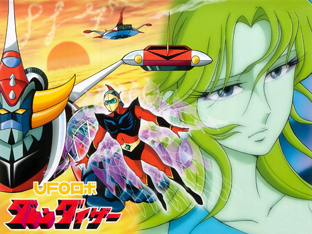 Cartoon greenhair bluegear helmet jet free wallpaper - medium preview image