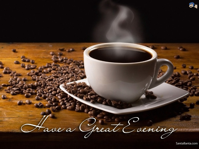 Coffee cup saucer beans steam free wallpaper - medium preview image