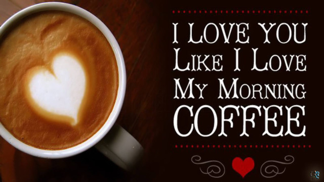 Coffee heart message i love free wallpaper - medium preview image
