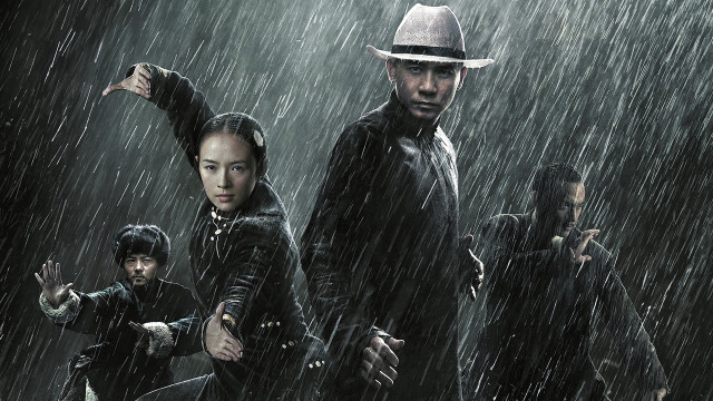 People rain pointing gun group free wallpaper - medium preview image