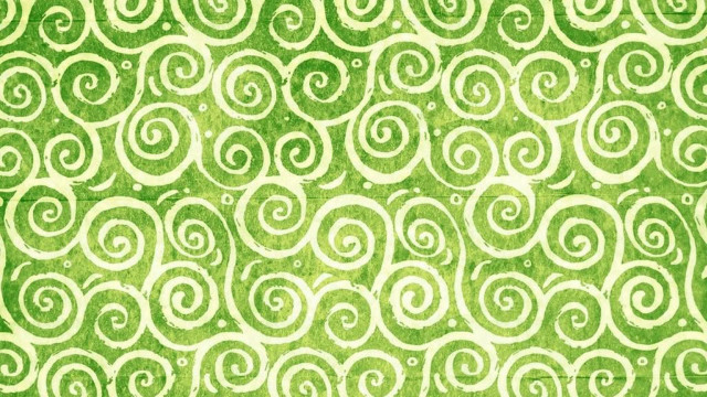 Green white background swirls dots free wallpaper - medium preview image