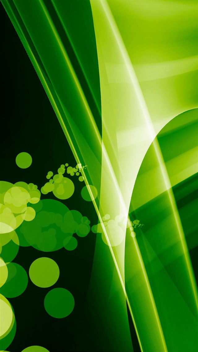 Green abstract background circles lines free wallpaper - medium preview image