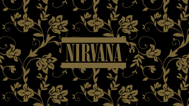 Black gold floral wallpaper nirvana free wallpaper - medium preview image