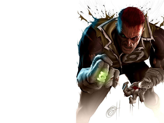 Man gun greenlight whitebackground photorealism free wallpaper - medium preview image