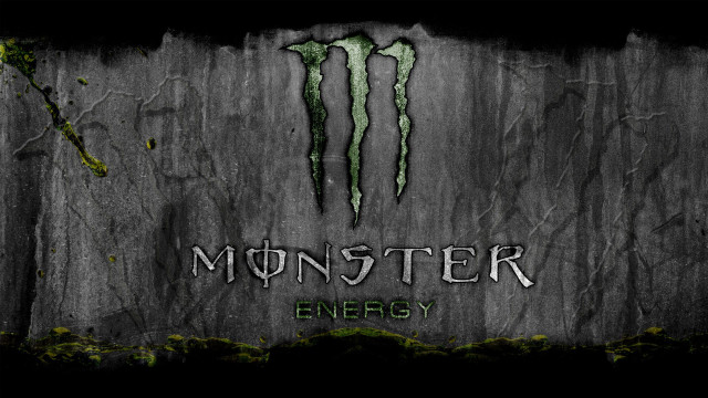 Monster energy logo mossy wall free wallpaper - medium preview image