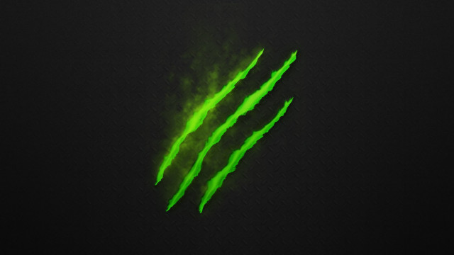 Green monster logo black background #2 free wallpaper - medium preview image