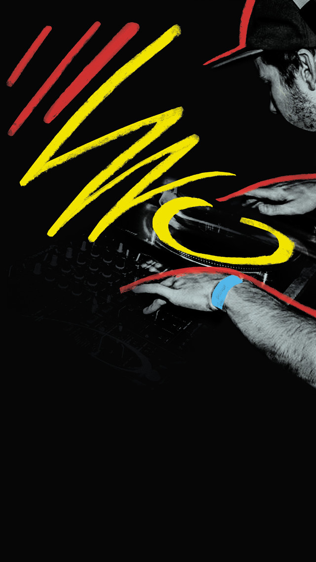 Man typing typewriter hat yellow free wallpaper - medium preview image