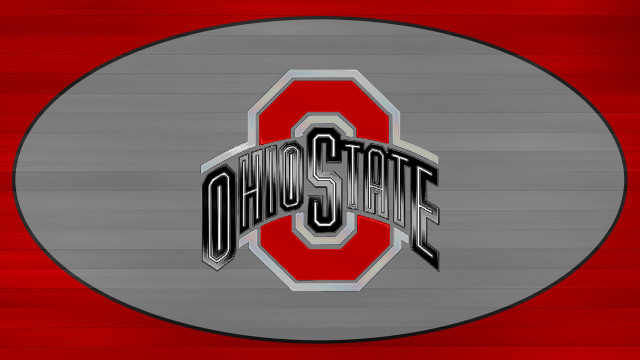 Ohio state metal sign red free wallpaper - medium preview image