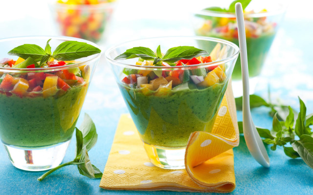 Glasses food table spoon napkin free wallpaper - medium preview image