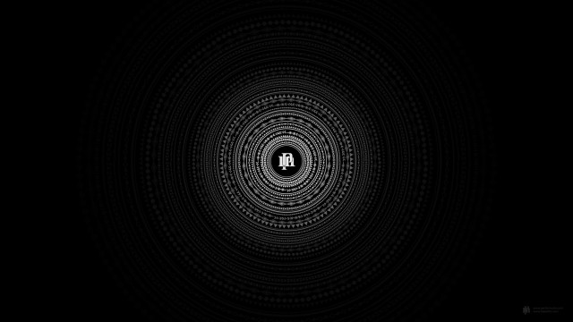 Black white circle letter h free wallpaper - medium preview image