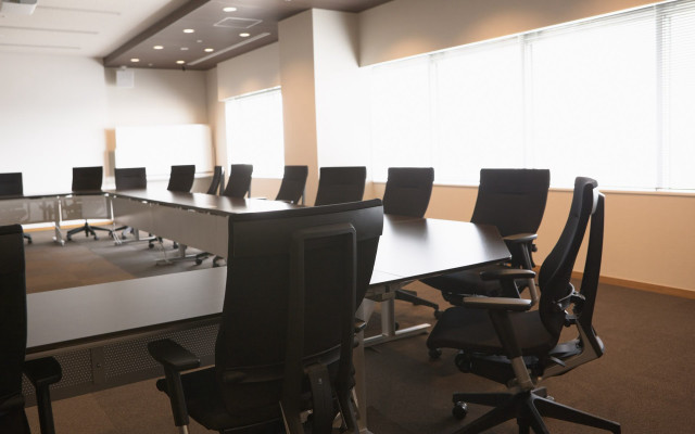 Conference room long table chairs free wallpaper - medium preview image