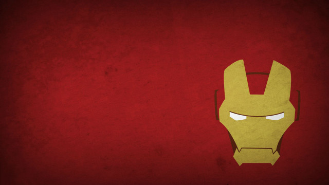 Paper mask red background yellow free wallpaper - medium preview image