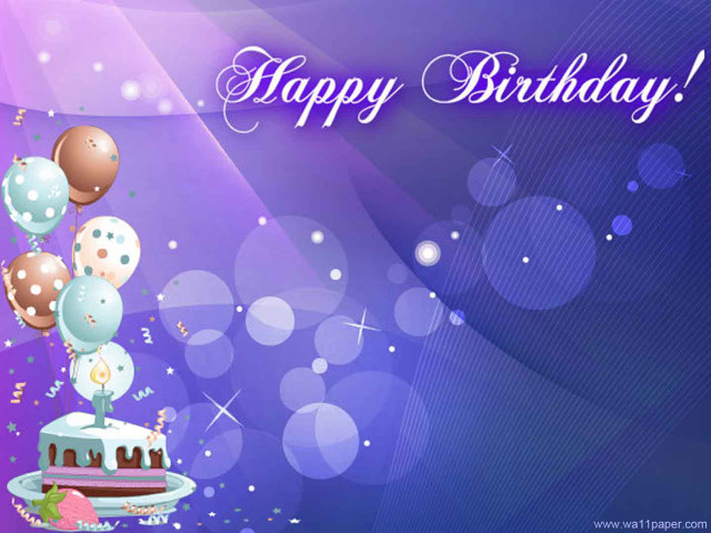 Birthday balloons cake bokeh sparkle free wallpaper - medium preview image