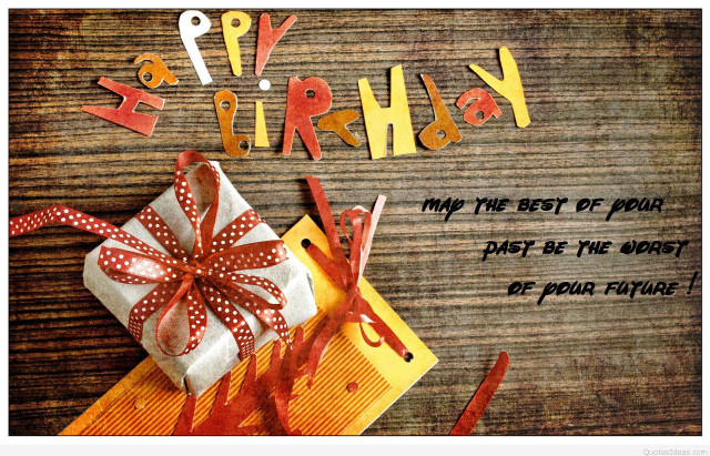 Happy birthday card gift red free wallpaper - medium preview image