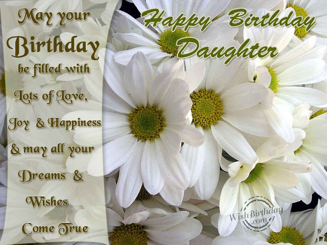 Birthday card white flowers message free wallpaper - medium preview image