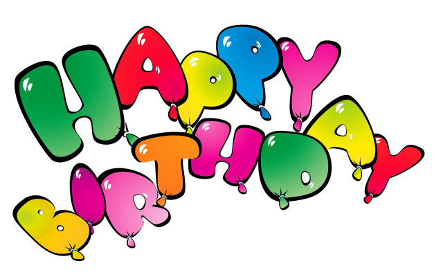 Happy birthday balloons letters numbers free wallpaper - medium preview image