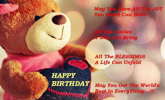 Teddy bear holding heart happy free wallpaper - medium preview image