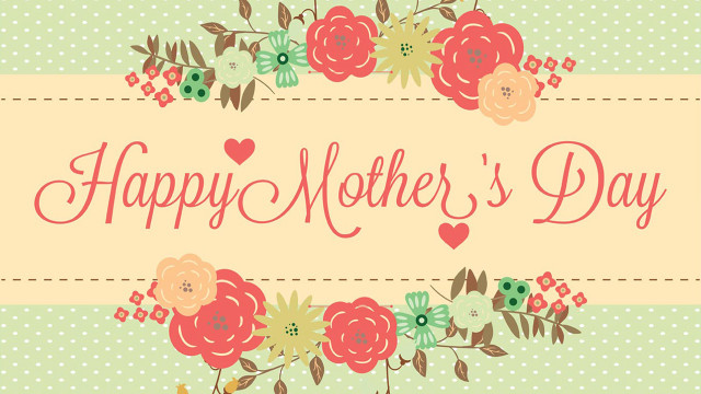 Mothers day card flowers hearts #2 free wallpaper - medium preview image