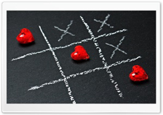 Ticquet game hearts chalkboard cross free wallpaper - medium preview image