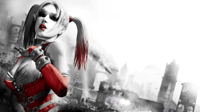 Woman red white makeup dress free wallpaper - medium preview image